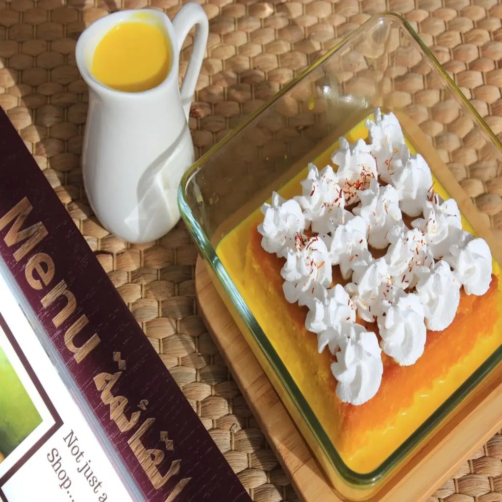 كيكة الزعفران